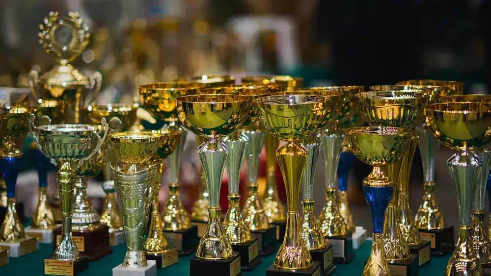 Digital tournament trophy display